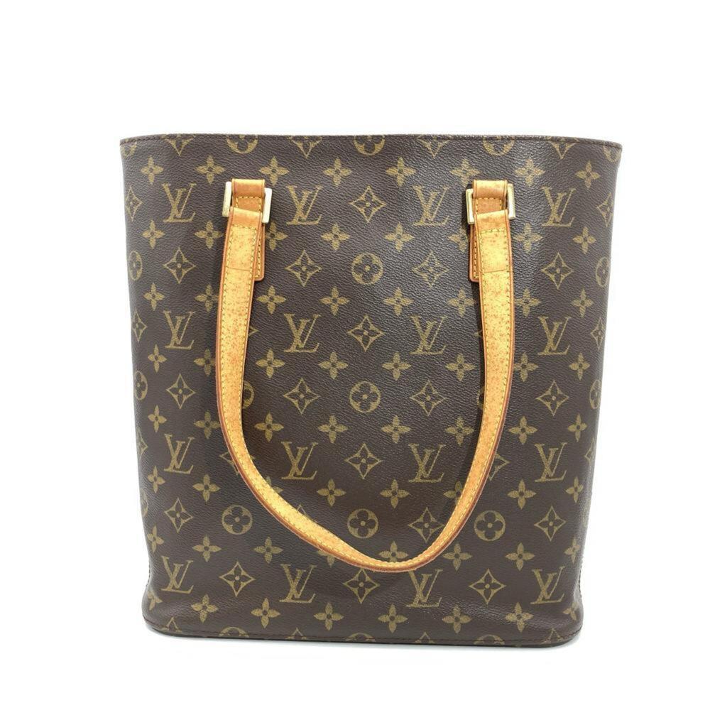 LOUIS VUITTON Authentic Brown Monogram Canvas Tote Bag - Picture 2 of 9